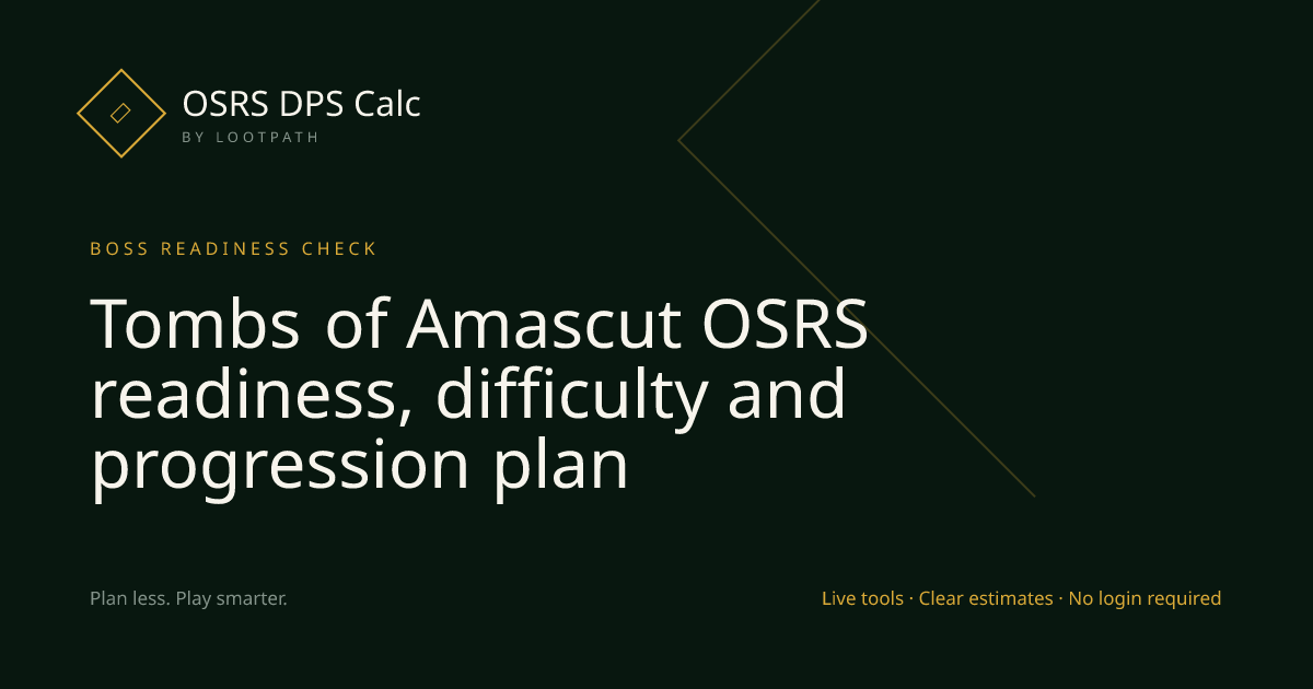 Tombs of Amascut OSRS decision guide overview
