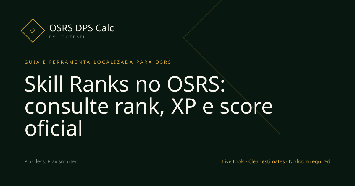 Skill Ranks OSRS decision guide overview