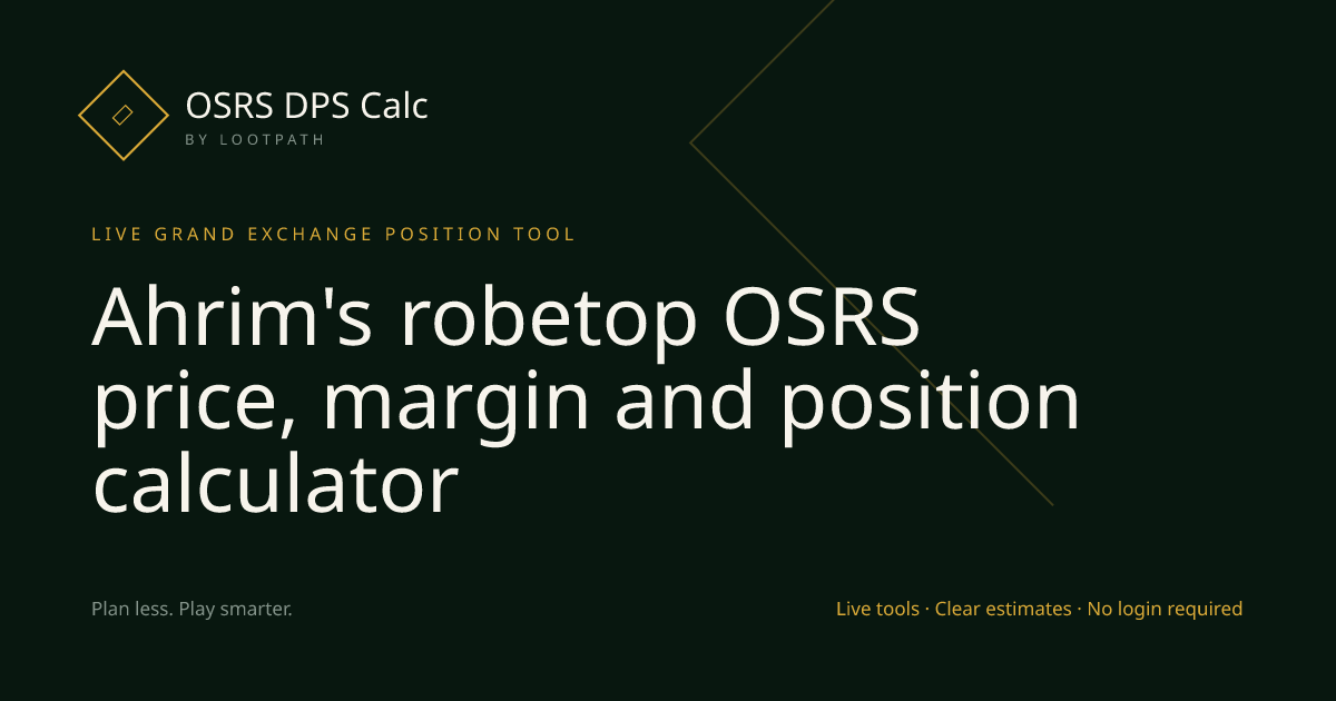 Ahrim's robetop OSRS decision guide overview