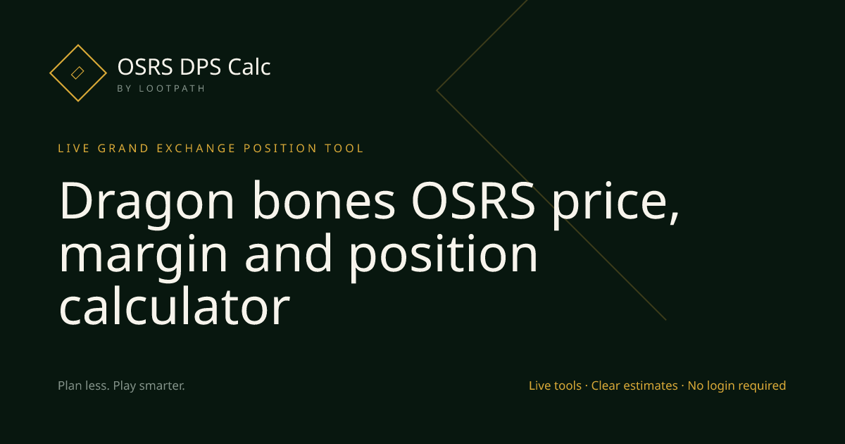 Dragon bones OSRS decision guide overview