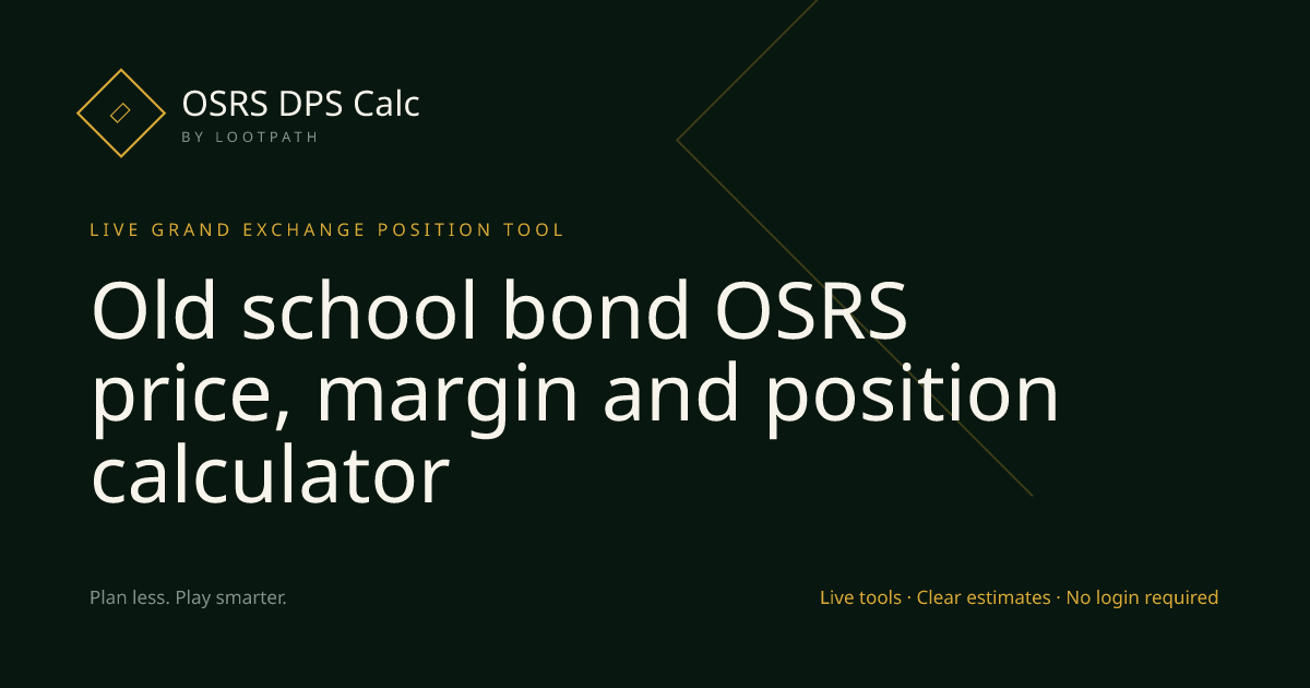 Old school bond OSRS decision guide overview