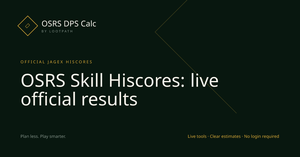 Skill Ranks OSRS decision guide overview