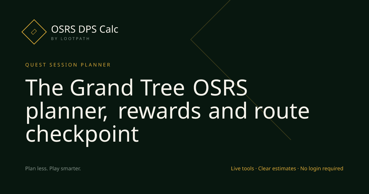 The Grand Tree OSRS decision guide overview