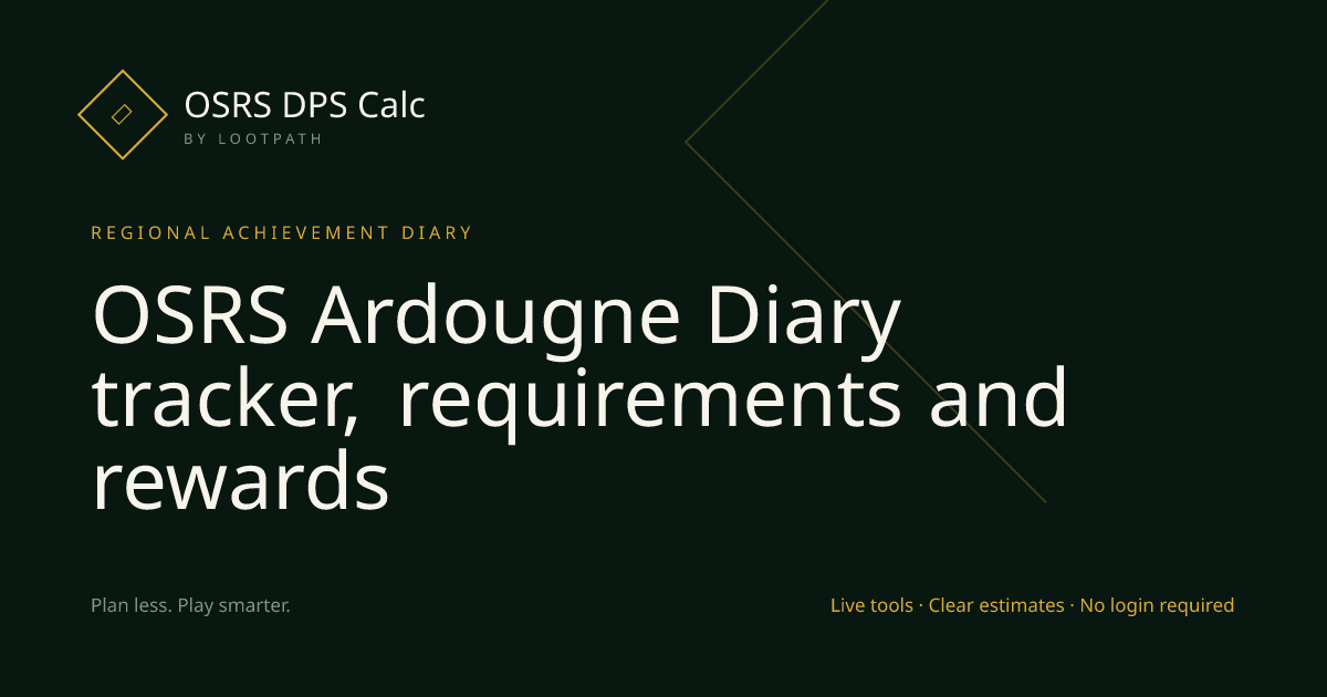 Ardougne OSRS decision guide overview