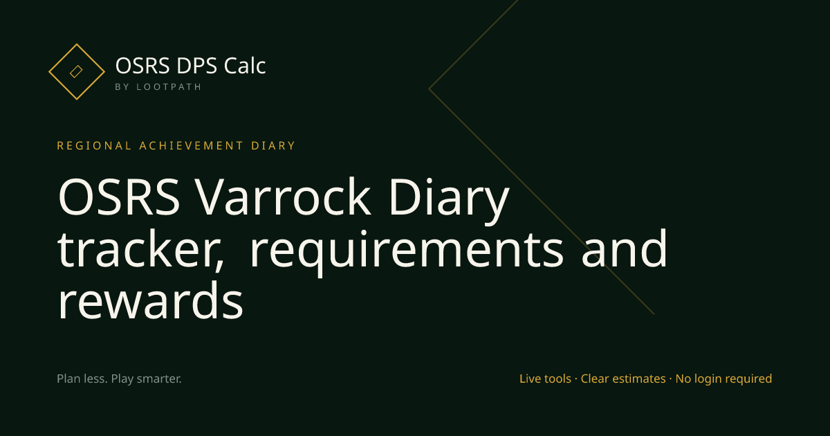 Varrock OSRS decision guide overview