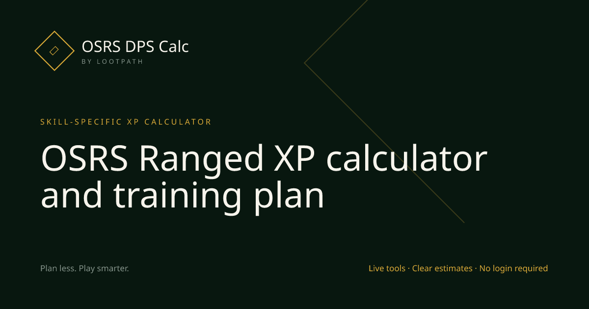 Ranged OSRS decision guide overview